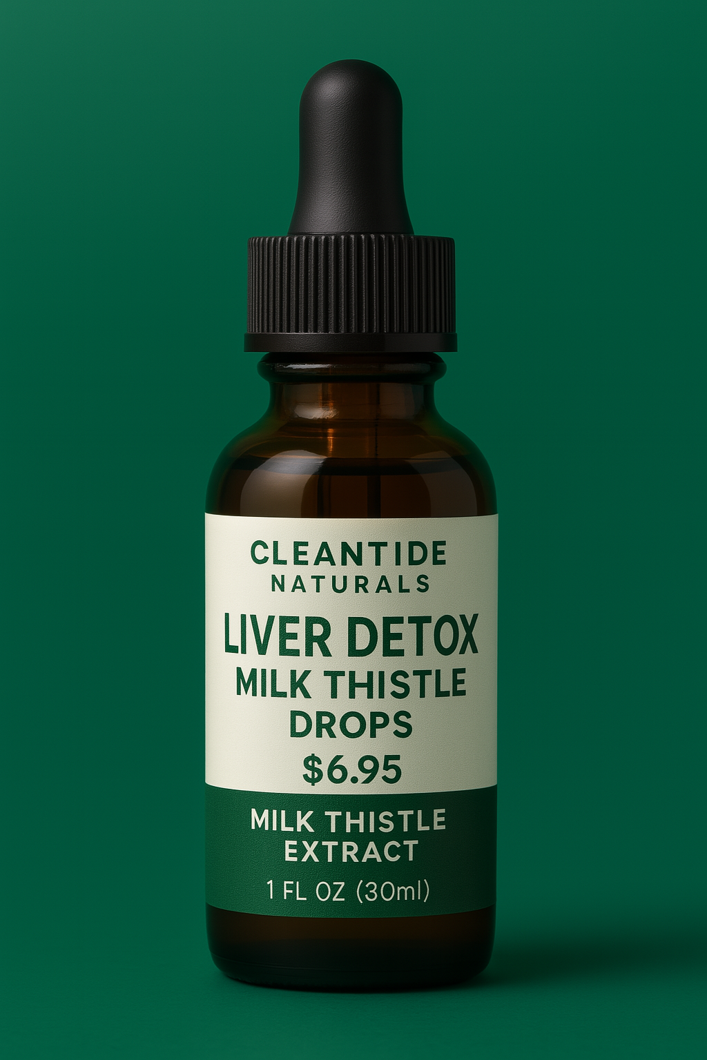 CleanTide Naturals Liver Detox Milk Thistle Drops